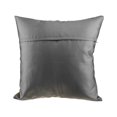thumbnail image 4 of Decorative Elephant Parade Stripes Gray Silk Throw Pillow Cushion Cover Set, 4 of 6