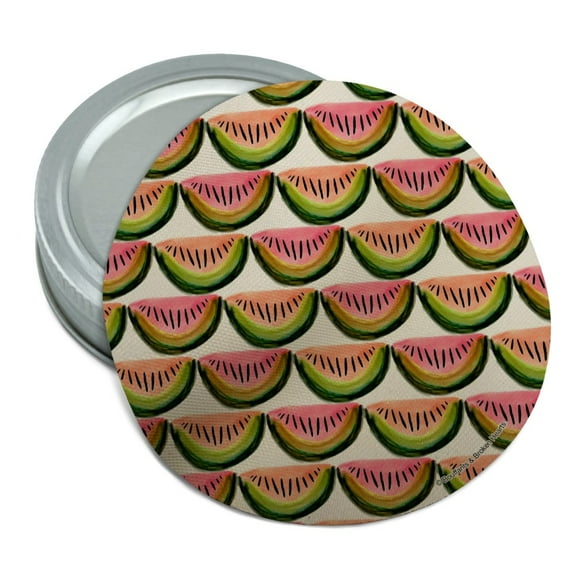 Watercolor Watermelons Round Rubber Non-Slip Jar Gripper Lid Opener