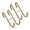 Gold, variant on Aonity Hook S Hook 2Pcs， Shower Door Hooks Extended Double Towel Hooks Over Door Hooks for Bathroom Frameless Glass Shower Door Stainless Steel Bathroom Hanger Robe Loofah Shower Squeegee Hook Si