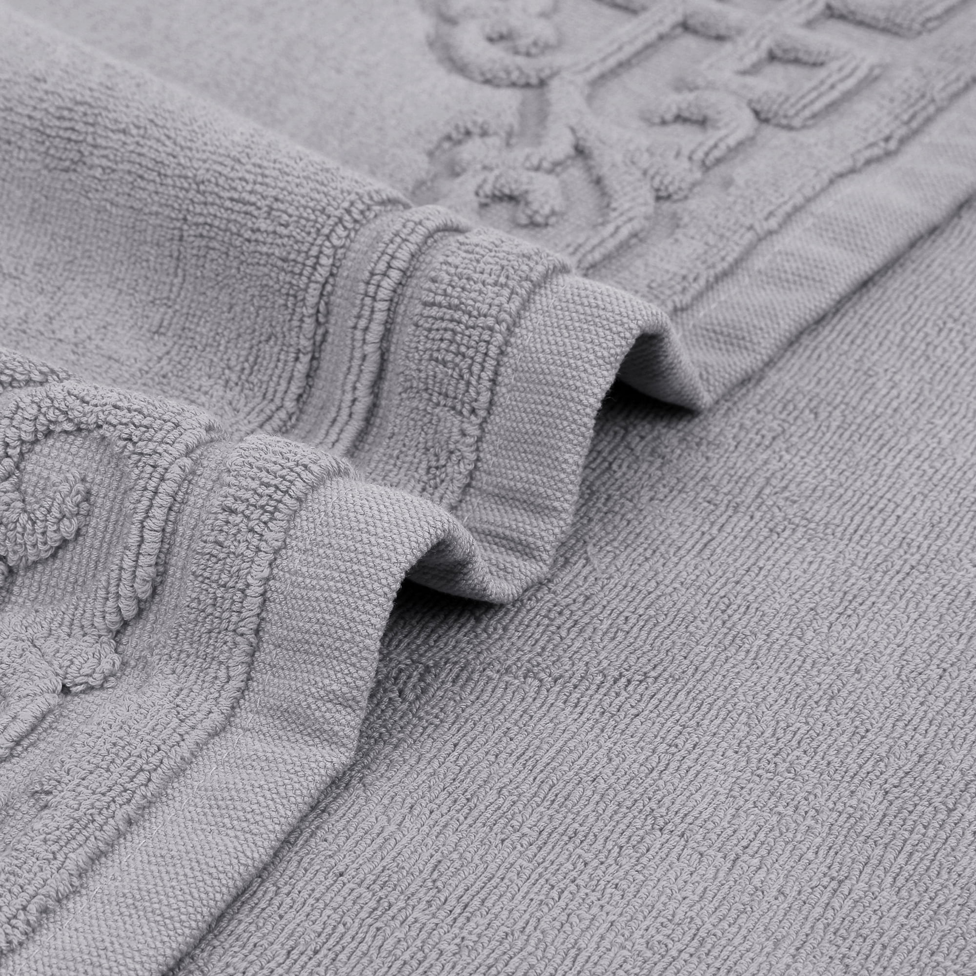 Unique Bargains Absorbent and Machine Washable Shower Bathroom Floor Towel Grey