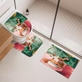 thumbnail image 4 of 4PCS Vintage Bigfoot Sasquatch Shower Curtain Sets,Funny Animal Bathroom Sets with Non-Slip Rugs,Toilet Lid Cover,Bath Mat,Shower Curtain with 12 Hooks Farmhouse Bathroom Sets Decor, 4 of 6