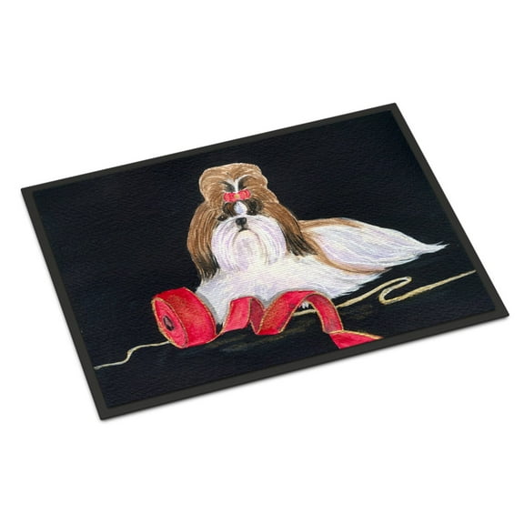 Carolines Treasures SS8562MAT Shih Tzu Doormat 18x27 27"L x 18"W multicolor