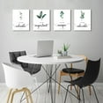 thumbnail image 3 of Botanical Plant Wall Art, Light Green Eucalyptus Leaf Picture Canvas Wall Art Minimalist Floral Wall Decor for Bedroom Living Room Bathroom Kitchen, 3 of 6