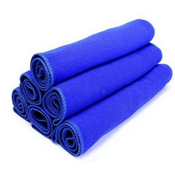 Parts & Accessories Microfiber Cloth for Cleaning Dry Polish 30x30 cm Towel as 30*30cm microfiber suitable for car wash and, 30x30 cm, Blue
