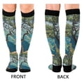 thumbnail image 4 of FORMRS Womens Knee High Socks Casual Long Thick Travel Daily Wear, 1 Pair, Yellow Tree, 4 of 6