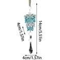 thumbnail image 2 of DefiDgd Christmas Crystal Style Blue Gradient Acrylic Pinecone Hanging Ornament for Christmas Tree Mantel Window Door Wall Holiday Party Home Decor, 2 of 6