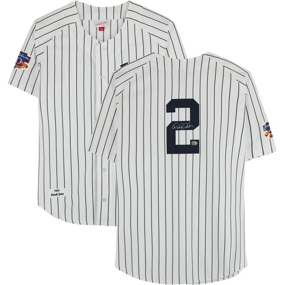 Derek Jeter New York Yankees Autographed White Mitchell & Ness 1997 Authentic Jersey - Fanatics Authentic Certified