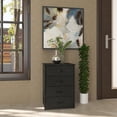 thumbnail image 3 of Cajonera − Nápoles. Cajonera Multiusos, Mueble Con Cajones, Credenza Cómoda Para Ropa, 4 Cajones (Negro), 3 of 9