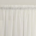 thumbnail image 6 of No. 918 Emily Sheer Voile Door Sidelight Curtain Panel, 28"x72", Eggshell, 6 of 6