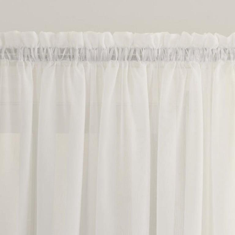 No. 918 Emily Sheer Voile Door Sidelight Curtain Panel photo 6