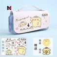 thumbnail image 4 of Sanrio serie figura de acción diy bolígrafo Cinnamoroll perro Kuromi gran capacidad estudiante lindo estuche de lápices, 4 of 4
