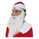 thumbnail image 2 of Santa Claus Mask Dress Up Role Play With Hat, Christmas Father Christmas Mask Latex Head Cover, 2 of 5