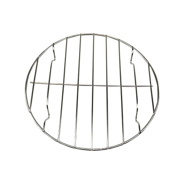 NUOLUX Rack Bakinggriddle Round Grilling Net Bbq Cooling Fish Racks