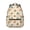 Mushroom and Character, variant on Mushroom and Character Beige Pattern Backpack for School, Cute School Bag with Adjustable Shoulder Straps and Padded Back, 15.3"x11"x7.1"