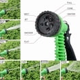 thumbnail image 3 of Manguera de jardín expandible de 25 pies con conector rápido para manguera de agua, manguera de protección de tela extra resistente, 3 of 5