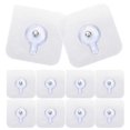 thumbnail image 1 of Vett 10pcs Punch-free Non-marking Screw Stickers Wall Picture Hook Invisible Traceless Hardwall Drywall Picture Hanging Kit for Picture Photo Frame, 1 of 4