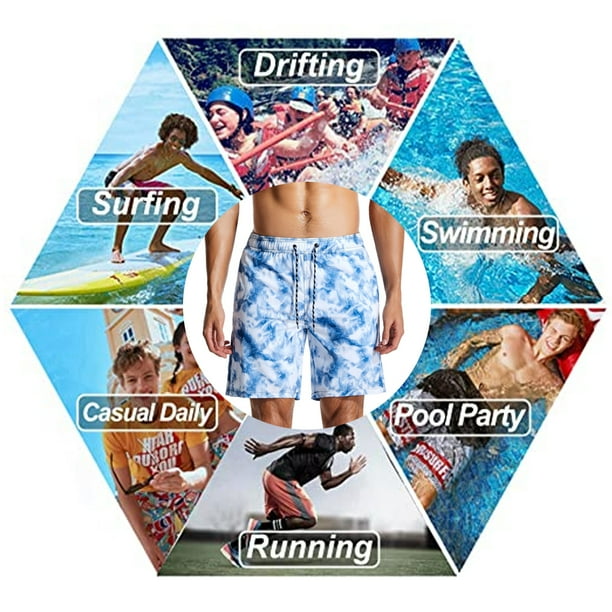Mens swim trunks sales 10 inch inseam