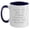 White/Navy, variant on Funny Minister Mug, Gifts from Friends, Sorry This Guy Is Already Taken, Two Tone Coffee Mug, Birthday Unique Gifts for Minister