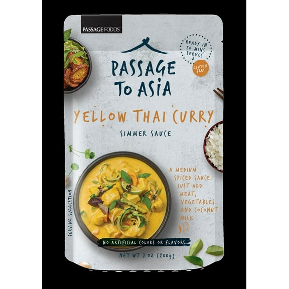 Passage to Asia, Yellow Thai Curry Stir Fry, 7 oz