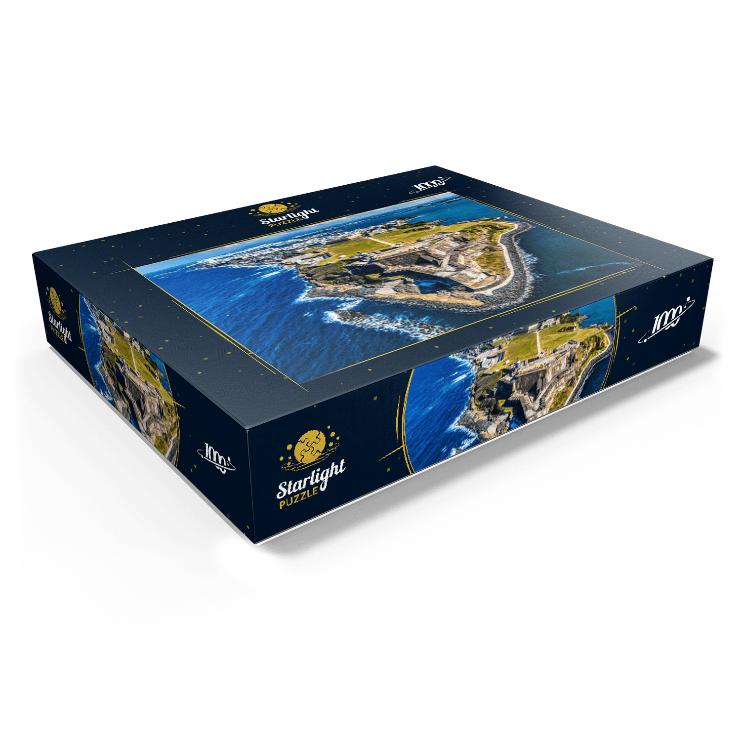 MyPuzzle - Aerial View Of The Castillo San Felipe Del Morro In Old San Juan, Puerto Rico - Premium 1000 Piece Jigsaw Puzzle for Adults