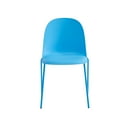 thumbnail image 2 of Xdeco Dining Chairs 4-Pack with 280lbs Capacity, Stackable Heavy-Duty Chair for Indoor/Outdoor, Blue, 2 of 6