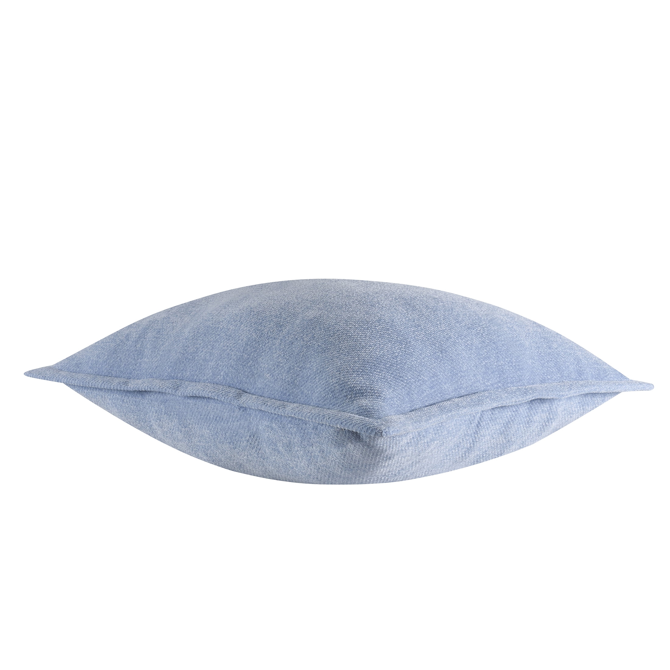 Mainstays 22" x 22" Placid Blue Chenille Flange Decorative Pillow