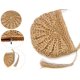 thumbnail image 4 of Bolso de verano para mujer, bandolera de paja, bandolera de playa tejida a mano con borlas JFHHH pequeña, 4 of 5
