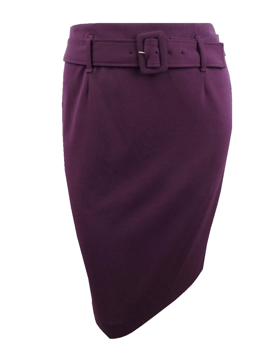 calvin klein aubergine skirt