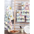 thumbnail image 2 of Easter Bunny Kitchen Dish Towels for Drying Dishes Set of 3, Spring Watercolor Polka Dot Flower Plaid Waffle Weave Microfiber Hand Tea Bathroom Towels Quick Dry & Absorbent Towel 15.7x23.6, 2 of 7