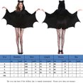thumbnail image 2 of Disfraz Premium Mono negro de Halloween para mujer, estilo gótico, ropa de fiesta para mujer (negro S) Kuymtek Negro T S para Mujer, 2 of 9