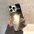 thumbnail image 3 of Cute Daisy Pattern Phone Case For iPhone 14 Pro Max Mirror Phone Cases For iPhone 15 11 12 13 Pro Max X XR XS Max Make up Cover, 3 of 5