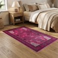 thumbnail image 2 of ODIKA Leopard Spotted Cheetah Motif Print Border for Small Living Room, Playroom, Bedroom, Easy Care Kids Safe, 2 of 7
