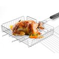 thumbnail image 1 of Parril Pesada para Parril de Mal Metálica para para Carne, Pescado, Maíz, Pollo , Cocina Interior Y Exterior CUTICAT Cesta para asar a la parrilla, 1 of 8