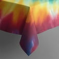 thumbnail image 5 of Colorful Tie Dye Mandala Pattern Square Tablecloth,Waterproof Square Table Cover,Wipeable Spillproof Washable Table Cover for Home Kitchen Party Decor 42"X42"(107x107cm), 5 of 6