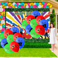 thumbnail image 2 of The Wiggles Party Supplies Decorations Birthday Cake Toppers Balloons Backdrop Banner Decor, 2 of 7