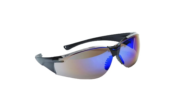 Safety Glasses Blue Mirror Lens  Eyewear Work Sports 12 PAIR PACK 