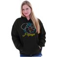 thumbnail image 3 of Popeye Neon Sign Sailor Cartoon Hoodie Sweatshirt Women Men Brisco Brands S, 3 of 6