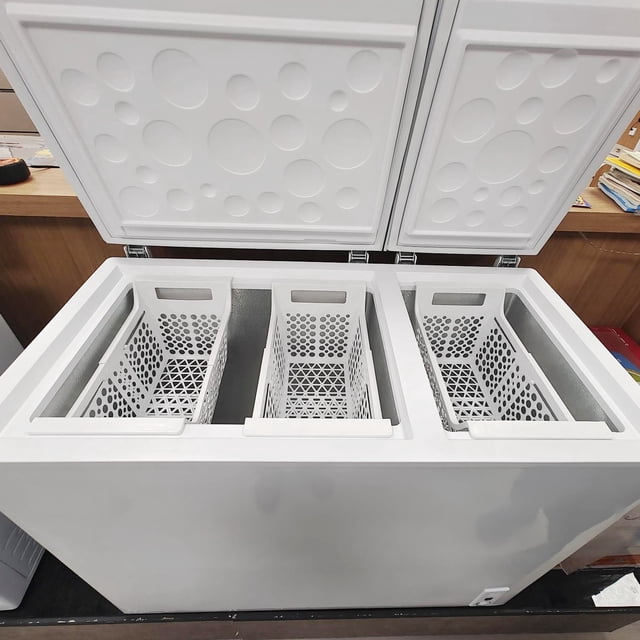 Cesta Ajustable Para Congelador, Contenedor Organizador Para Congelador De Material Pp De Primera, Carga De 10 A 15 Kg, Ampliable A Más De 10 Cm, Ahorro De Espacio