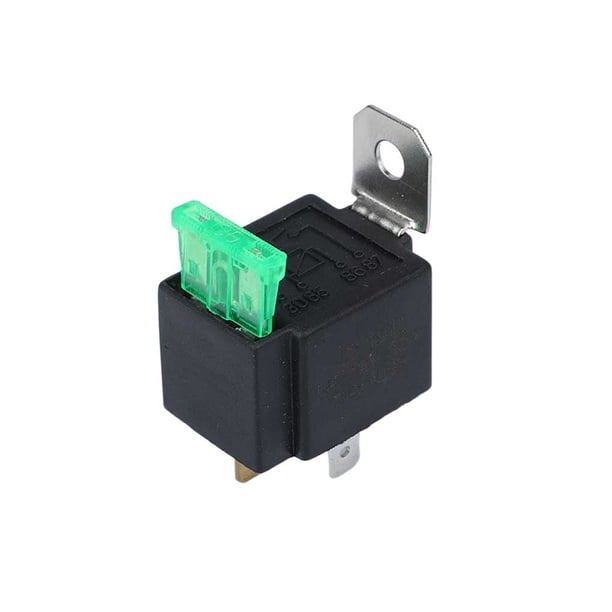 Sidaley Relé de fusible Relés eléctricos de alambre esmaltado de cobre Conductividad más fuerte Accesorio para el hogar Auto 30A-12V Type3 NO3