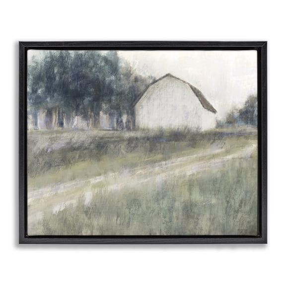 Stupell Industries Another Path Abstraction Black Framed Floater Canvas Wall Art, design by Kamdon Kreations