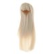 thumbnail image 4 of Postizo de pelo largo liso de 1/4 compatible con dollfie dorado, 4 of 9