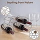 thumbnail image 4 of Wine Rack-7 Bottle Holder for Wine Storage, Freestanding Wine Rack for Wine Cellar Bar Cabinet,Stand Wine Rack Rose Gold, 4 of 4