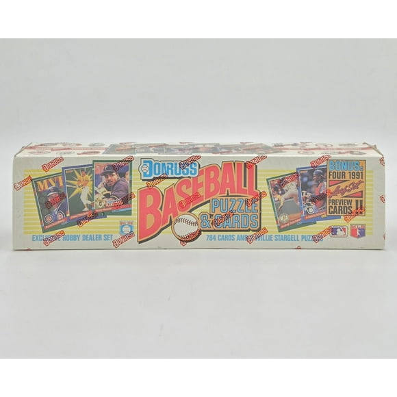 1991 Donruss MLB Baseball Puzzle & Card Complete Factory Set (784 Cards) Sealed