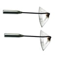 thumbnail image 2 of Ganfancp 2Pcs Ultipurpose Hollow Curved Garden Weeding Small Hoe Liquidación Ventas Hoy Ofertas Prime 2* Azada de Hierro, 2 of 7