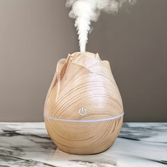 2-in-1 USB Cool Mist Humidifier & Aroma Diffuser, Ultra-Quiet for Home Office