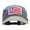 Navy Khaki, variant on American Baseball Flag Embroidered Cotton Wash Cap - Navy Khaki OSFM