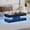 Black, variant on 47.2 Inch Coffee Table with LED Lights, Modern High-Gloss Open Shelf Design, 2-Tier Floating Center Table with Illumination, Large LED Coffee Table for Living Room(White)
