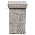 thumbnail image 2 of vidaXL Laundry Basket White Willow, 2 of 5
