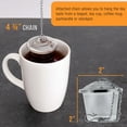 thumbnail image 3 of U.S. Kitchen Supply 2 Premium Tea Infuser 2" Diameter Stainless Steel Single Cup Perfect Strainers for Loose Leaf Tea, 3 of 6