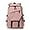 Pink, variant on 15-inch Nylon Waterproof Backpack Trendy Travel Bag High Capacity with Side Pockets Daily Bag for Men Women (Pink)